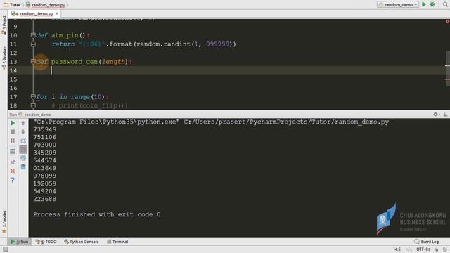 สอนไพธอน Python 3: การสร้างรหัส ATM และรหัสผ่าน смотреть онлайн