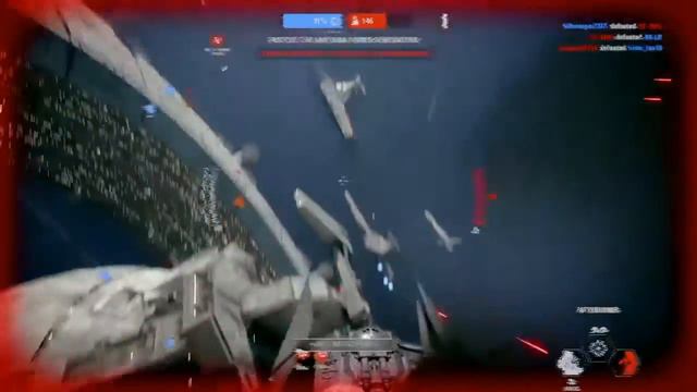 THE Terminator 1st Place on Team with Randoms in Starfighter Assault Star Wars Battlefront II смотреть онлайн