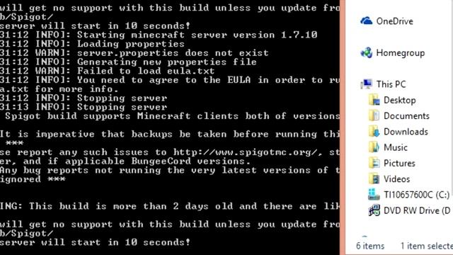[Spigot] Como fazer um servidor 1.7.X e 1.8.X смотреть онлайн
