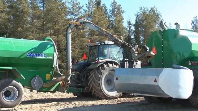 Цистерна для жидкой органики Agronic HXA. Дисковый культиватор 40 дисков, рабочая ширина 8м.