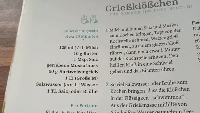 Очень вкусный суп получился/ манные клески