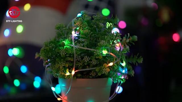 Ёлочная гирлянда на адресных светодиодах смотреть онлайн