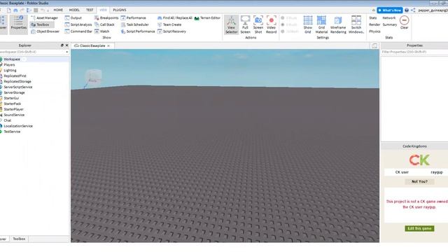 How to delete the baseplate in Roblox Studio! смотреть онлайн