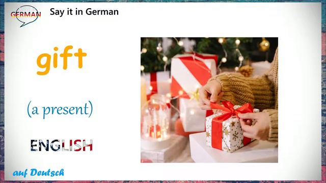 gift vs Gift - English vs German - False Friends | Say it in German смотреть онлайн