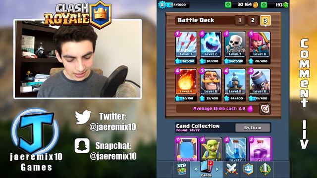 Classic Mortar Cycle (Level 8 Gameplay!) | No Legendaries! | Clash Royale смотреть онлайн