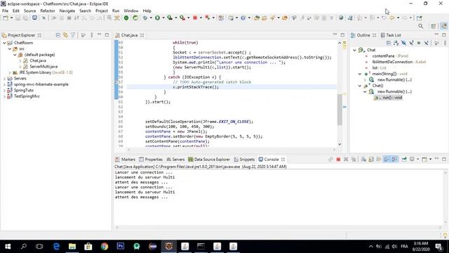 Chat room application using java смотреть онлайн