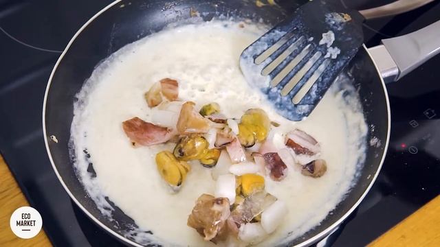 РЕЦЕПТ МИДИЙ ПОД СОУСОМ С ПАРМЕЗАНОМ смотреть онлайн