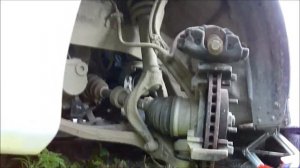 Замена передних тормозных колодок на Хонда Аккорд 7. #хонда #колодки