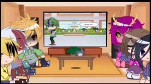 Some of the class 1A react to Kakegurui , dark horse , deku can sing(Izuku Afton , Jirou Emily)