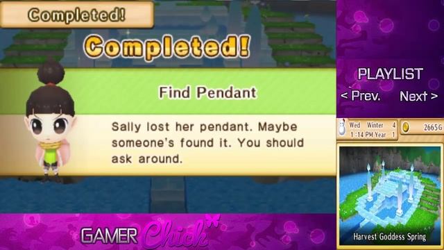 ❋ Harvest Moon: The Lost Valley-Gameplay/Walkthrough [Part 49 Fall Crystal/Ending] (3DS)w/GamerChic