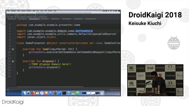 DroidKaigi 2018 - Kotlin版CleanArchitectureのテンプレート作ったら爆速開発になった話＋α / Keisuke Kiuchi [JA] смотреть онлайн