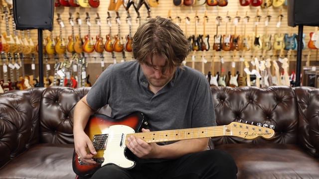 1969 Fender Telecaster Custom Color Sunburst смотреть онлайн