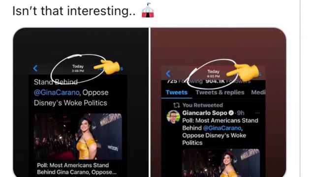Twitter Deletes likes and Gina Carano is on offense смотреть онлайн