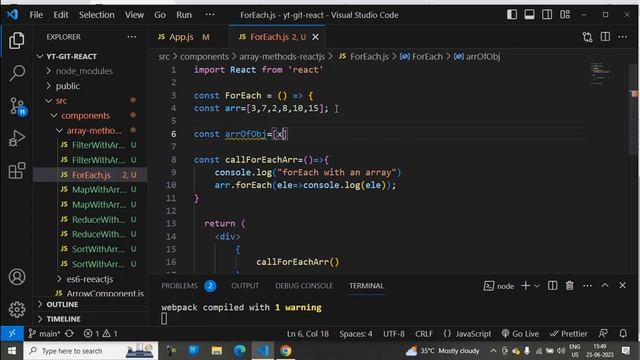 Part-35: forEach() method with array or array of objects uses in react js. #like#subscribe #reactjs смотреть онлайн