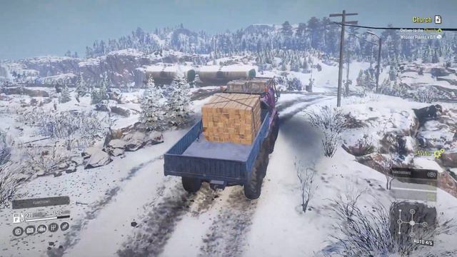 Church Needs Wood Planks With ZikZ 605R Cosmodrome Amur Russia Phase 4 Gameplay Snowrunner DLC смотреть онлайн