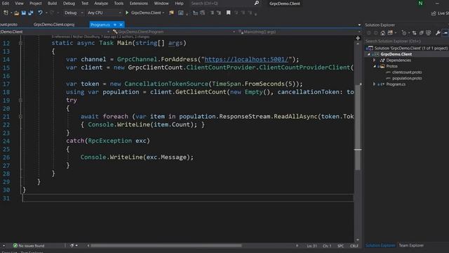 gRPC Authentication in ASP.Net Core (JWT Token) смотреть онлайн