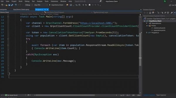 gRPC Authentication in ASP.Net Core (JWT Token)