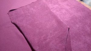 Платье из микровельвета А силуэта