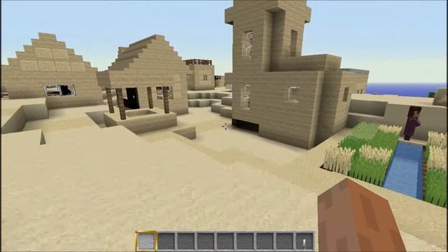 Minecraft 1.3.2 Diamond Seed (9x Diamonds) NPC Village :) смотреть онлайн