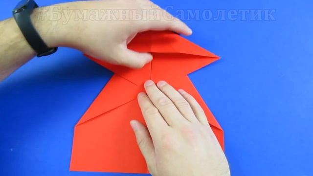 Как сделать бумажный самолетик который далеко летает - Оригами самолет смотреть онлайн