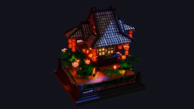 Little Pond Low Poly Blender Modeling смотреть онлайн