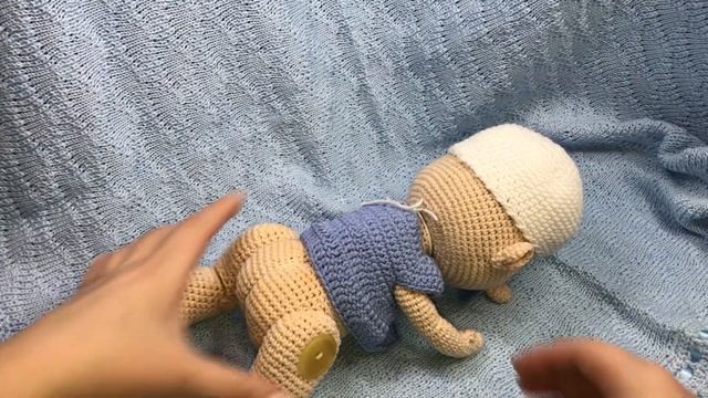 Новогодний пупсик связан крючком смотреть онлайн