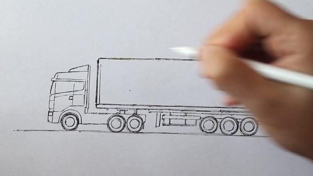 How to draw a Truck Easy смотреть онлайн