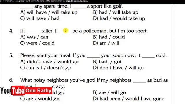 Intermediate Test 08 End | Grammar Test Intermediate | Grammar English Speak Khmer смотреть онлайн
