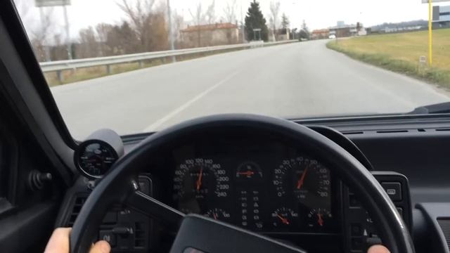 Prova accelerazione Fiat Uno turbo mk1 смотреть онлайн