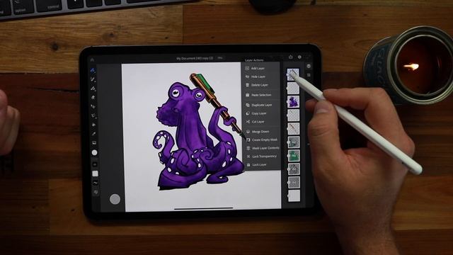 Adobe Fresco Review & Quick Sketch Tutorial смотреть онлайн