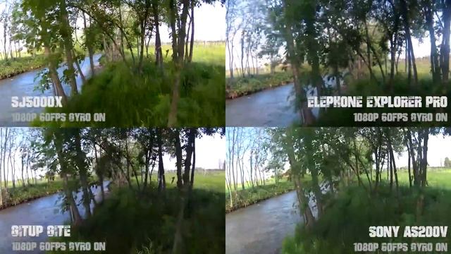 SJ5000X vs Git2 vs Sony AS200v vs Elephone Explorer Pro смотреть онлайн