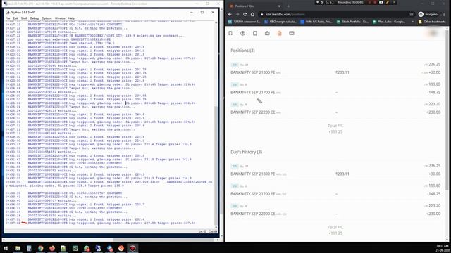 Python Algo trading using Zerodha Kite Connect API смотреть онлайн