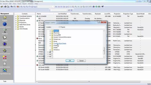 LGO Transfer Coordinate Systems to new computer new version of LGO смотреть онлайн