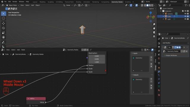 Blender Vector Math Nodes Tutorial смотреть онлайн