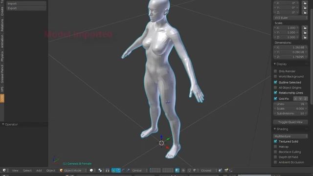 Blender Bridge for Daz Studio - creating morphs in Blender for Daz смотреть онлайн