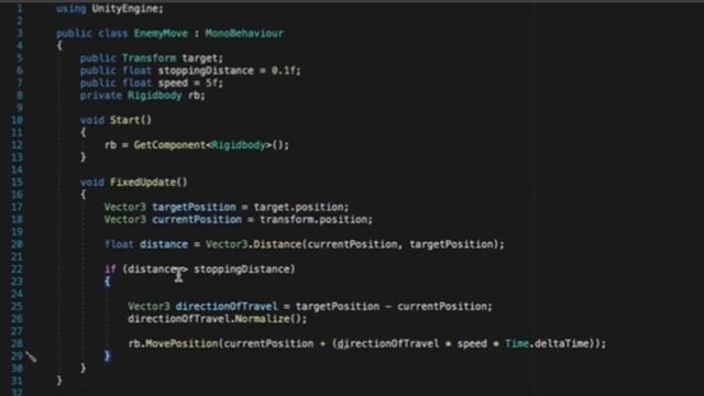 Unity3D Tutorial: How to Move a Rigidbody Towards a Target смотреть онлайн