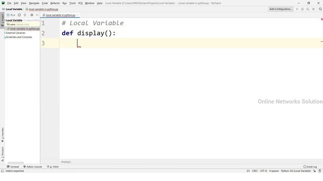 Local Variable in Python || Tutorial - 49 || Python Tutorial смотреть онлайн