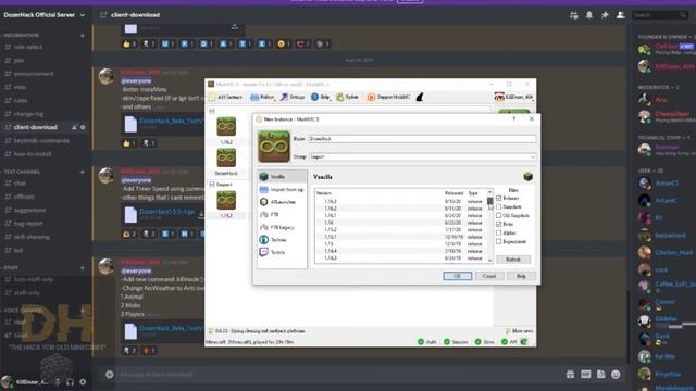 [DozerHack] How to install minecraft beta hack client with MultiMC смотреть онлайн