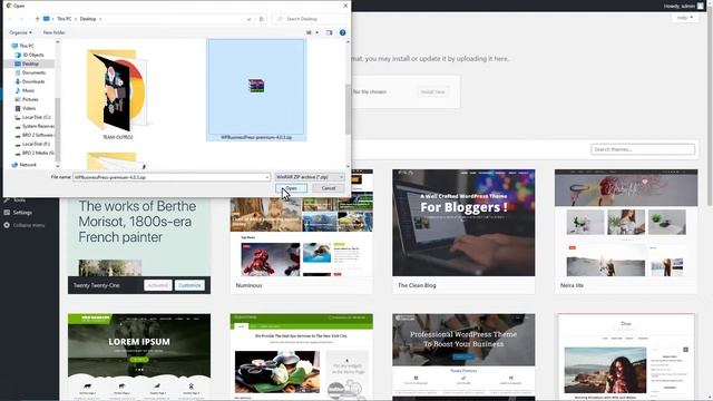 WP BusinessPress Premium WordPress Theme: How To Install And Activate Theme - Part 1 смотреть онлайн