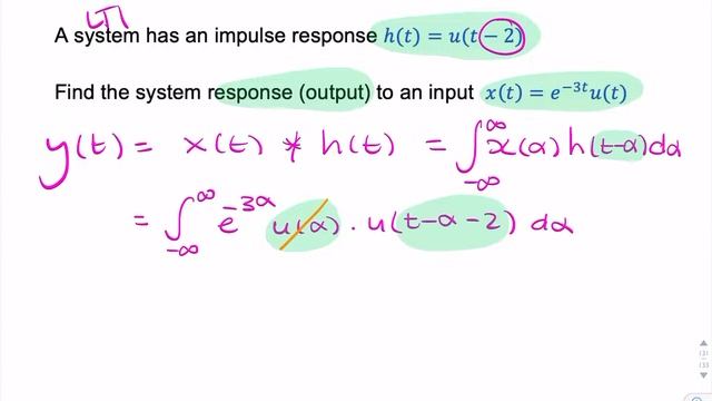 Example: Output by convolution of input with impulse response смотреть онлайн