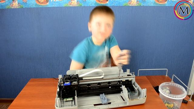 РАЗБИРАЙ МФУ(принтер.сканер) HP DeskJet F380 смотреть онлайн