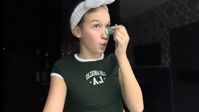 МОЙ ВЕЧЕРНИЙ УХОД?за лицом //в 13 лет✨spa Evening ￼