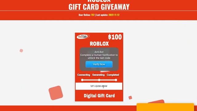 Get $100: Roblox Gift Card Code смотреть онлайн
