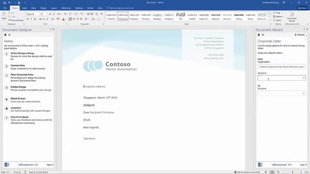 Document Wizard Add-in for Microsoft Word смотреть онлайн