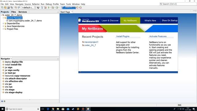 Programming with JAVA - #1 Installing and Using NetBeans смотреть онлайн