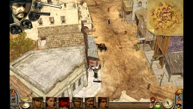 Desperados 2: Cooper's Revenge - прохождение - миссия 5-3 - Ограбление банка смотреть онлайн