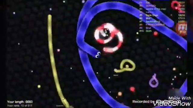 Как надо развиваться в slither.io!:) смотреть онлайн