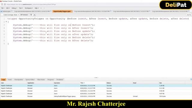 Trigger Context Variables || By Rajesh Chatterjee смотреть онлайн