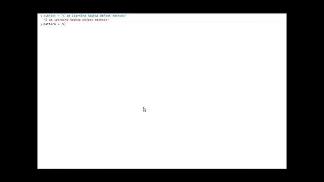 Javascript Regular Expressions Tutorial - RegExp Object exec method - Non global match смотреть онлайн