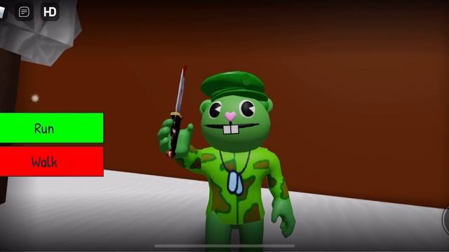 ROBLOX HAPPY TREE (PIGGY) FRIENDS NON-INFECTED FLIPPY JUMPSCARE!! (Non-Crazed Flippy Jumpscare) смотреть онлайн